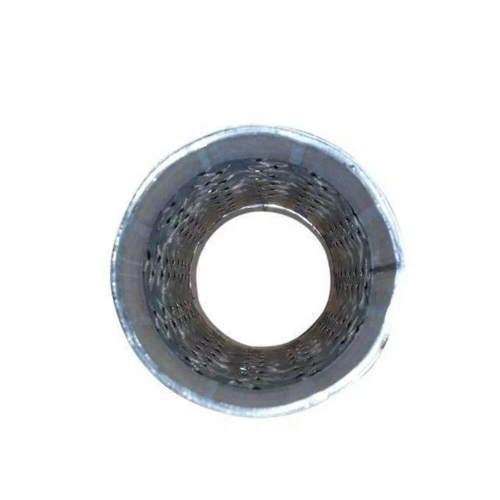 Flex Pipe 2 1_2 x 4 Flex Pipes Blank Inter-braided Ends